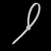 Lexman Cable Tie Pack of 50 Pieces 15cm x 0.35cm - White